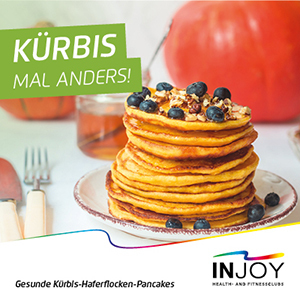 INJOY - Kürbis mal anders: Gesunde Kürbis-Haferflocken-Pancakes