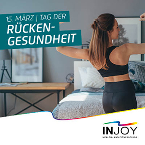 INJOY - 15. März: Tag der Rückengesundheit