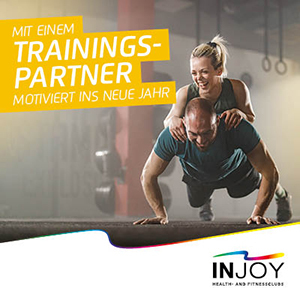 INJOY - Mit einem Trainingspartner motiviert ins neue Jahr!